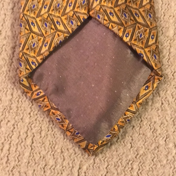 Men’s Stafford Executive 100% Silk Dress Tie Made in Italy - Picture 2 of 5